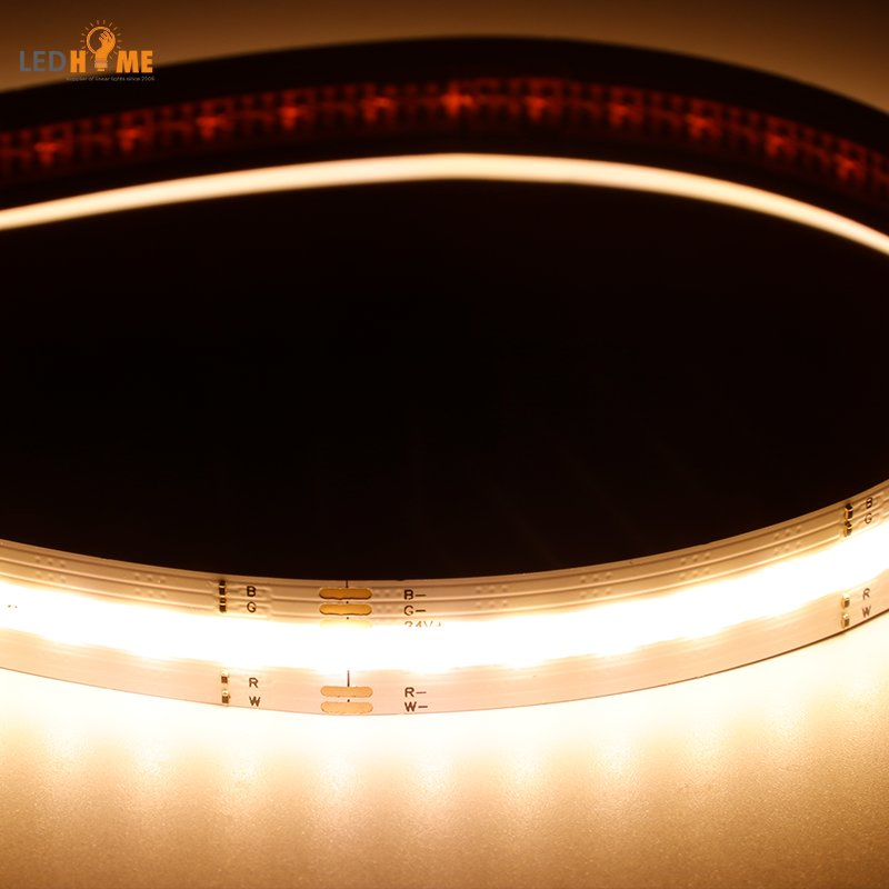 2021 Venda Quente Preço Baixo 24V 840 Fita COB RGB LED Flexível para Perfil de Alumínio