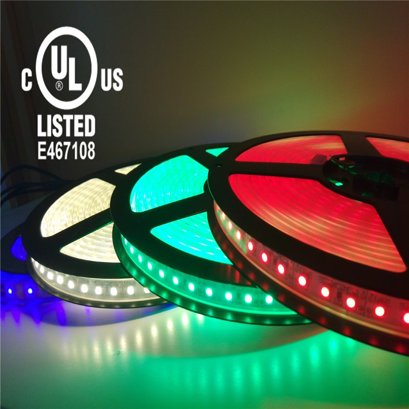 Fita LED Flexível à Prova d'Água Rgbcct Endereçável Inteligente Digital Colorida Multi Cor SMD5050 Iluminação de Fita LED RGB para Decoração Externa