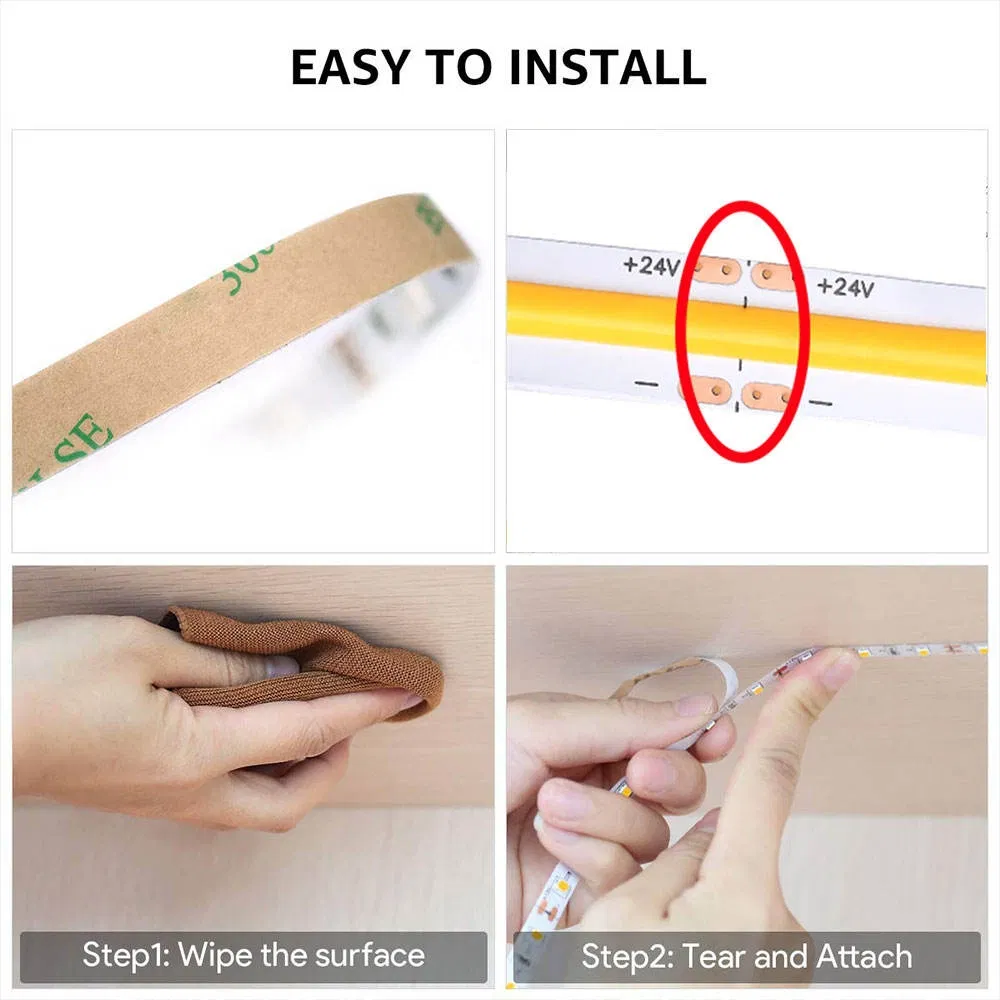 Manual de Instalação Fita de LED COB 2