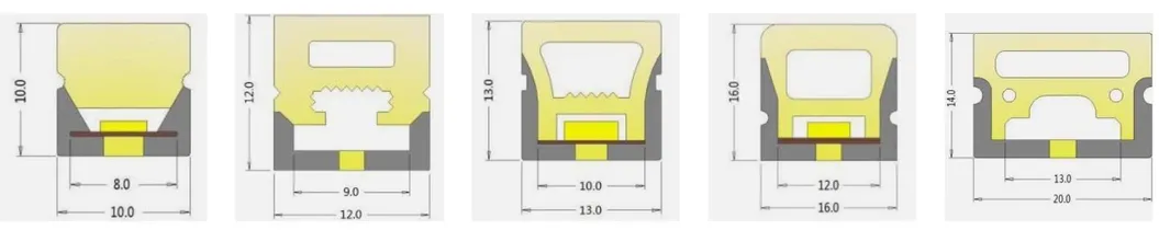 Fita LED Digital Endereçável Individualmente TM1812 RGB+CCT com uma 5in1 Luzes LED de Mudança de Cor em Cobre 80 24/12V DC