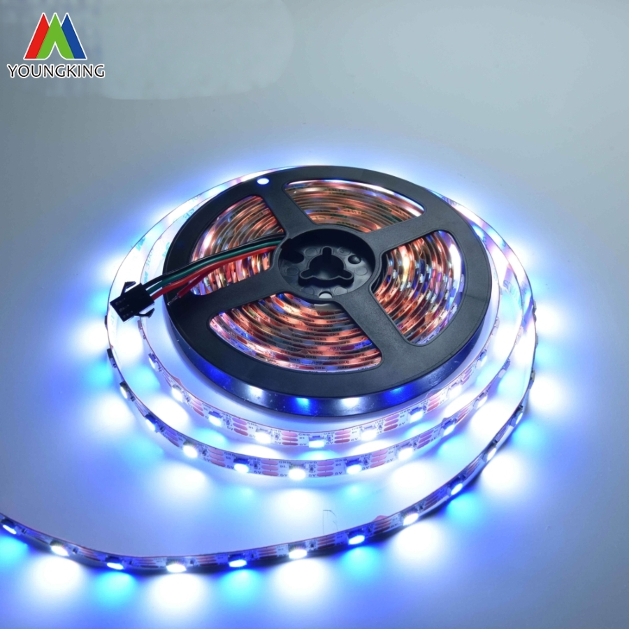 Água Corrente Fita LED 60LEDs/M IC Integrado Sk6812 Ws2812b 5050RGB Fita LED IP20 5V 10mmpcb Tira De Luz LED RGB Fita LED