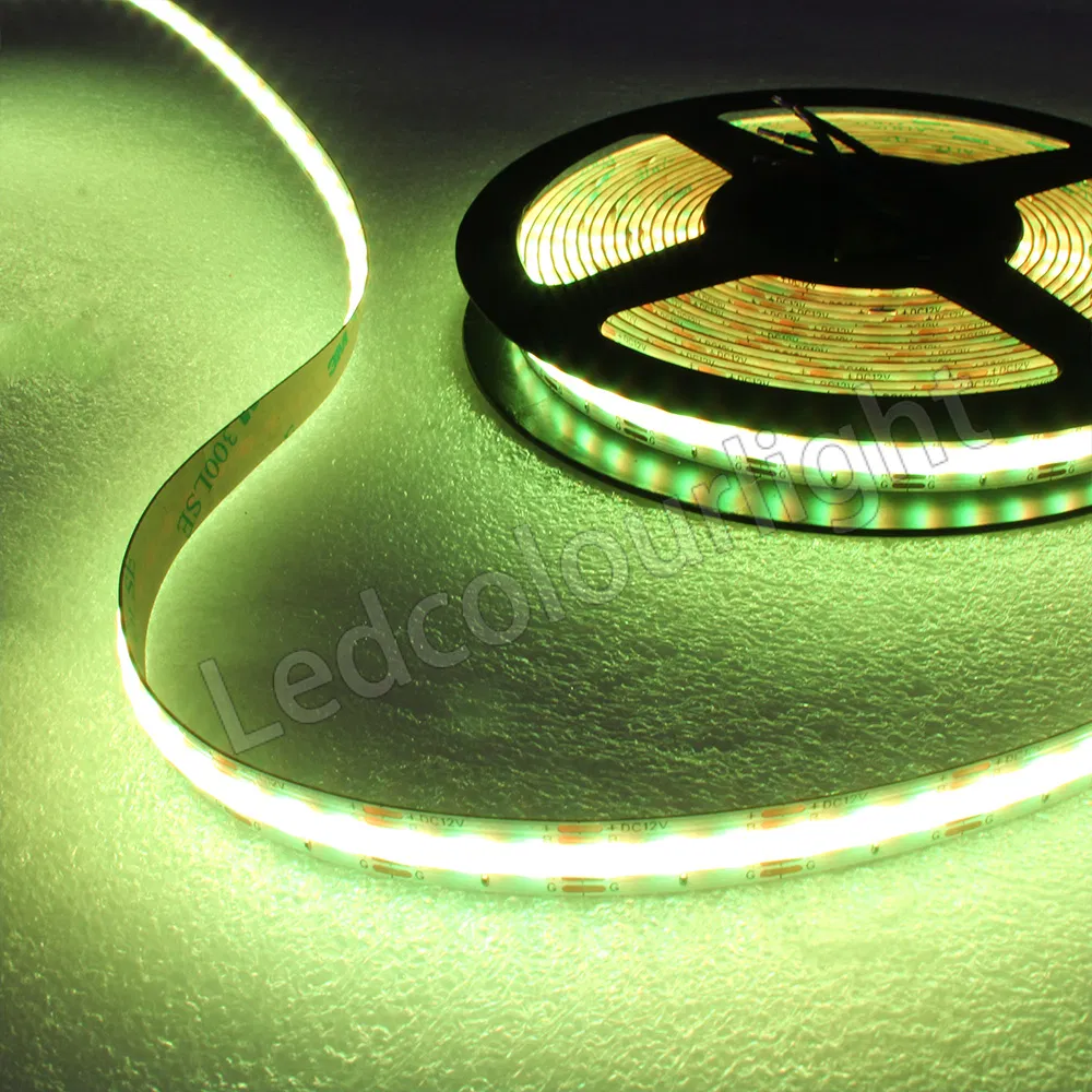 810 Fitas de LED RGB COB flexíveis de alta densidade cortáveis para iluminação de boate