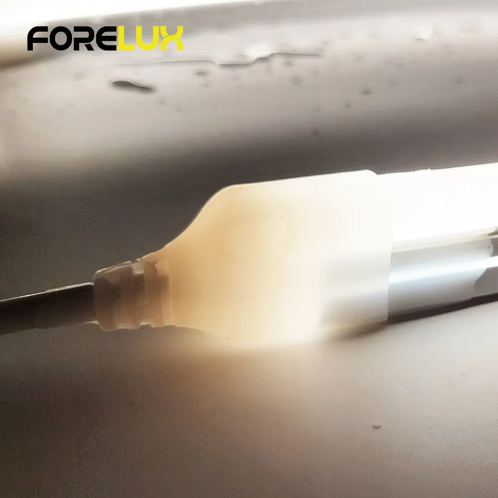 Fita de Luz de Neon Flexível de Silicone Personalizada 1225 IP68 para Iluminação de Paisagens Comerciais 24V 2835