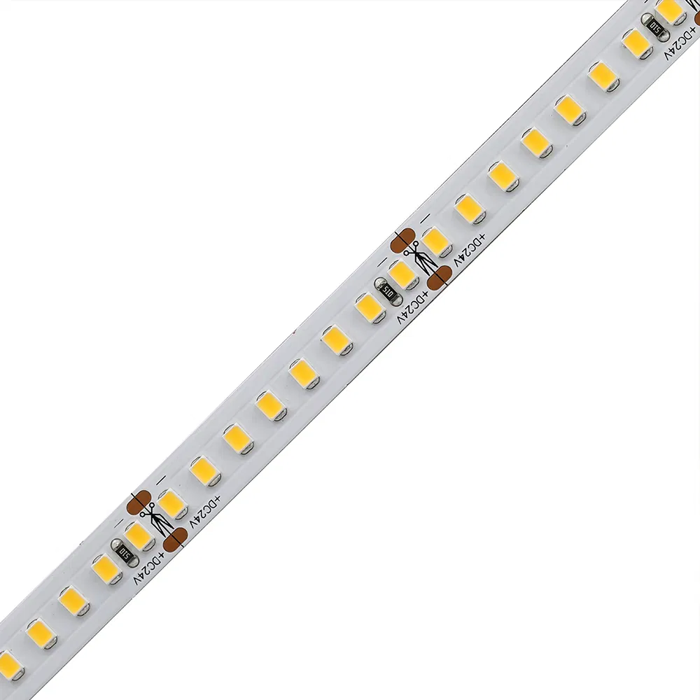 Fita de Luz LED SMD 2835 Decorativa à Prova d'Água para Interior de Alta Luminosidade