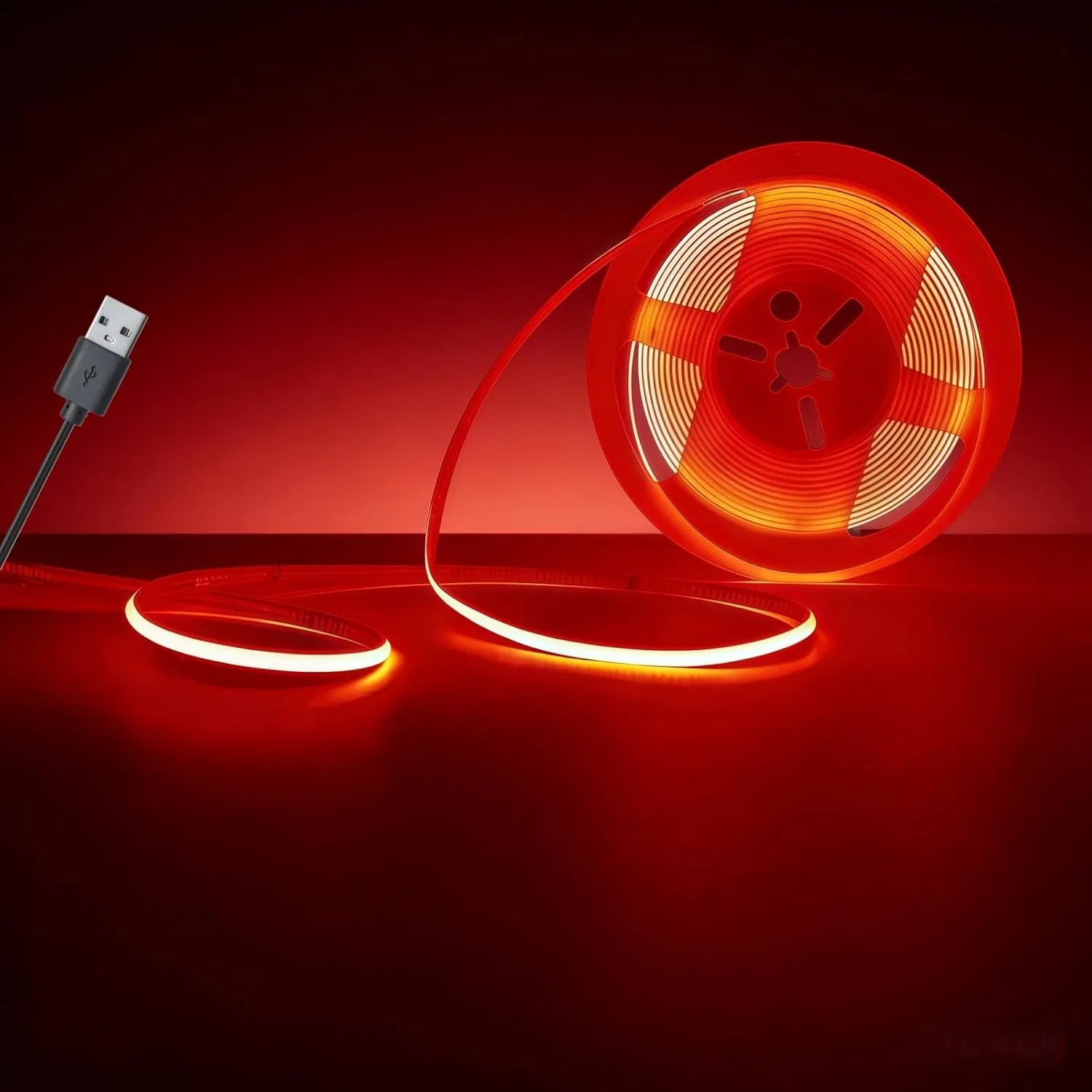 3mm Fitas de LED COB USB - 400LEDs para uma Ambiência Elegante
