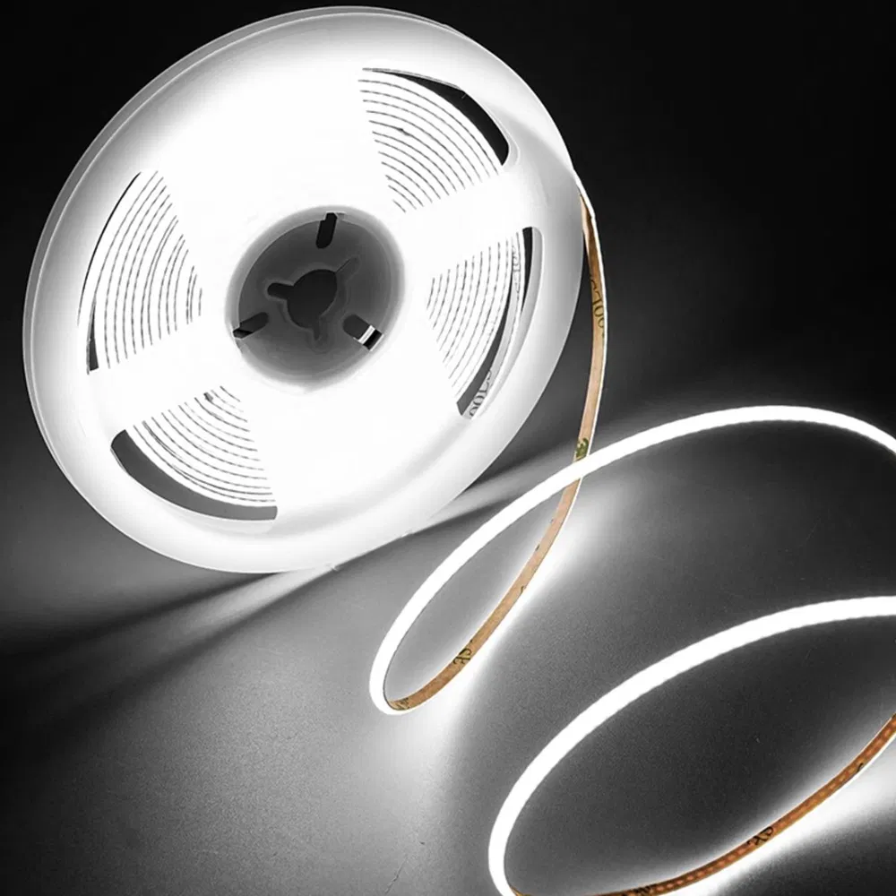 5V Fita LED COB Alimentada por USB 6500K Branco Dia 480LEDs/M Ultra Flexível para Iluminação de Sincronização de Gabinete de PC