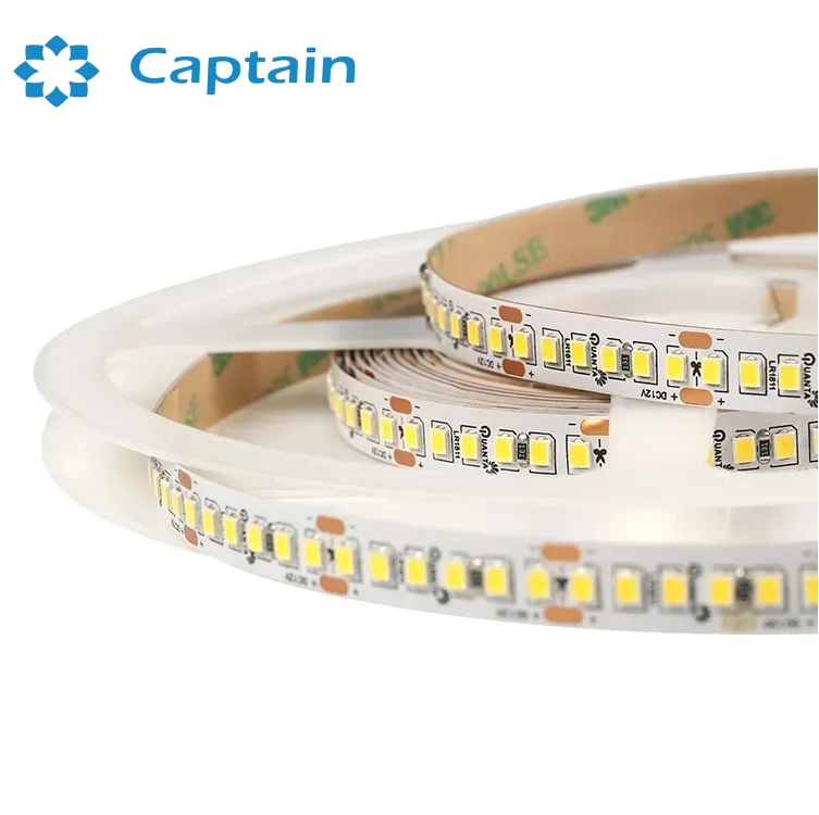 SMD2835 Fita de LED de Alta Brilho DC12V 24V 3000K CRI90 Fita de LED para Iluminação Comercial