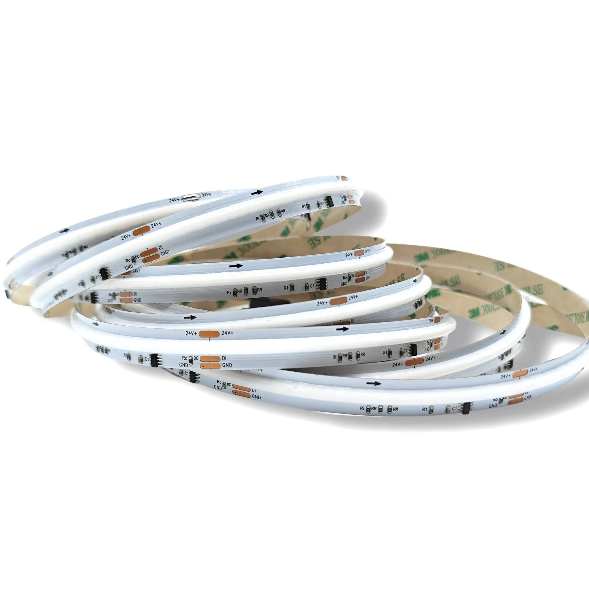 Fita de LED COB Spi RGBW IC Ws2814 784 LEDs DC24V Rgbic Flexível COB Digital LED Pixel Strip