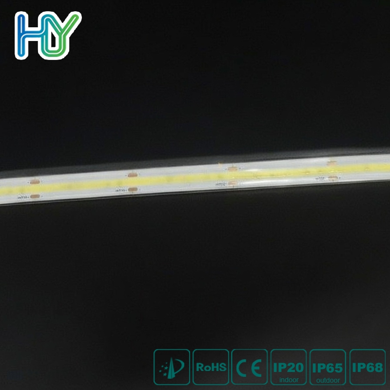 Alta Densidade 480LEDs/M LED Strip COB Sem Ponto 5mm Largura Ra90 Fita LED Flexível Strip de Iluminação COB
