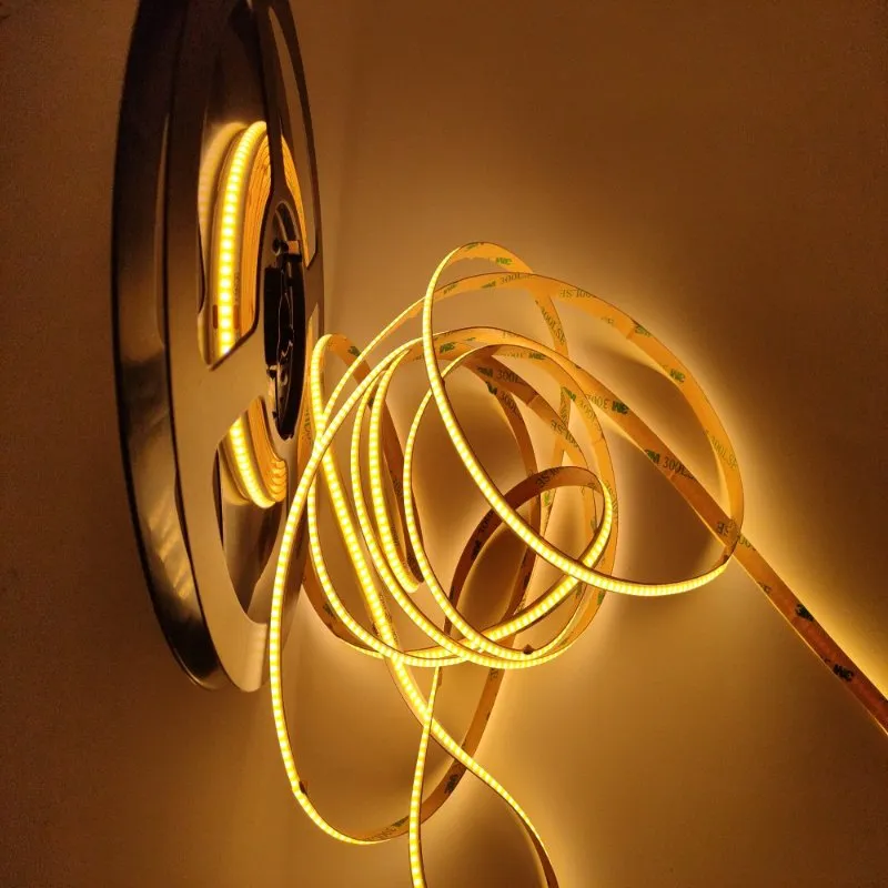 Fita de LED COB de Cor Única 480LEDs/M para Iluminação Residencial e Comercial