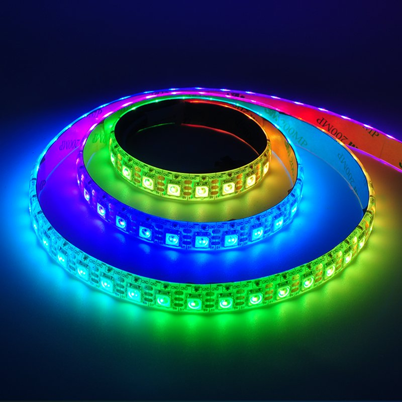 Ws2812b Fita de Luz LED 96LEDs/M IP65 Fabricante com IC embutido 5050 Publicidade Decorativa