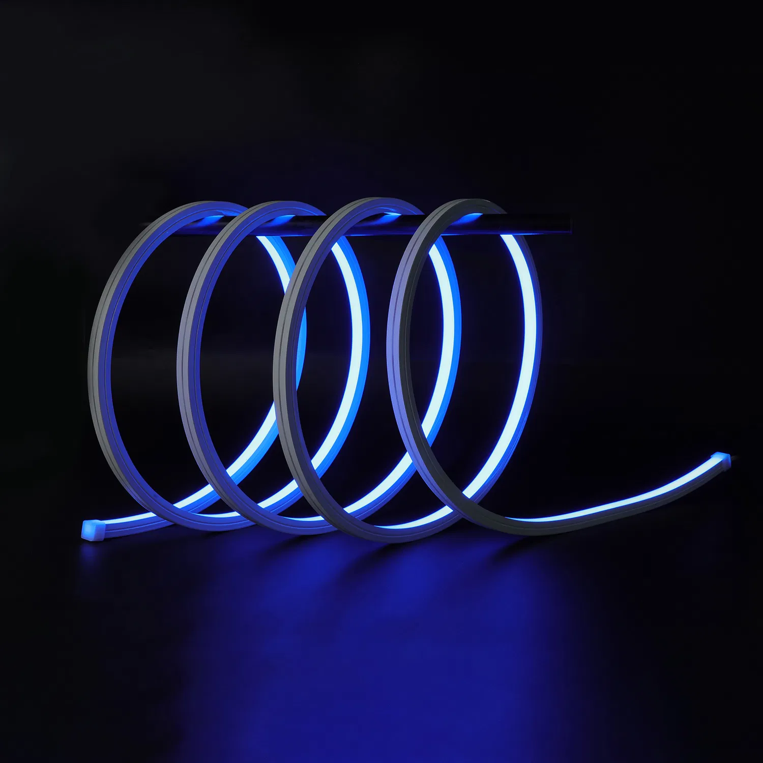 Fita de LED RGB de silicone macio feita sob medida para iluminação comercial