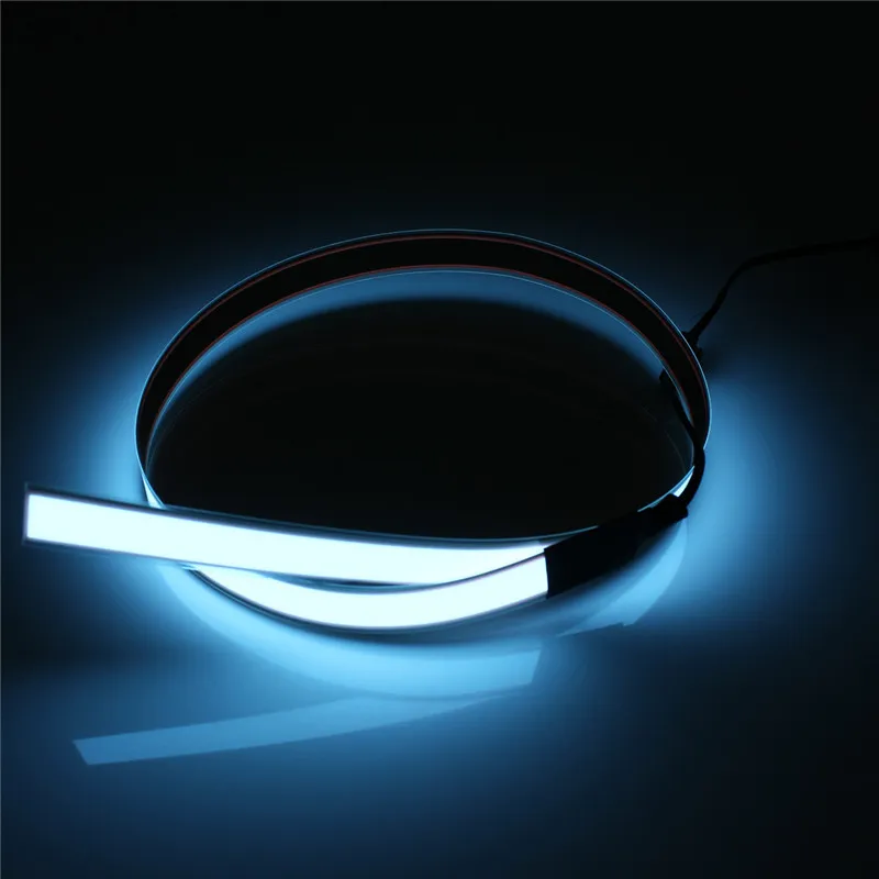 Fita de Luz Fria Decorativa Não Agressiva EL 1 Metros de Comprimento 3V Conjunto de Driver Fita de Luz LED