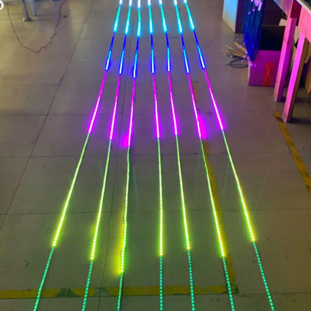 Fita de LED RGB Pixel Programável Mágica Endereçável Fita de Luz RGBW 12V 24V Ws2811 Ws2812b