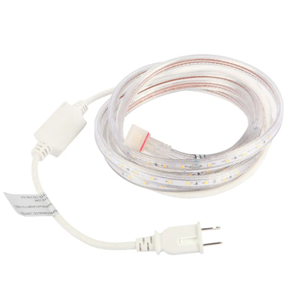 Iluminação de Túnel Flexível à Prova d'Água IP67 Fita de LED SMD de Alta Voltagem 220V/110V