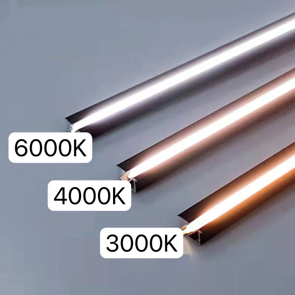 45-Degree Spots de LED para gabinete com iluminação linear de fita LED SMD/COB para escritório