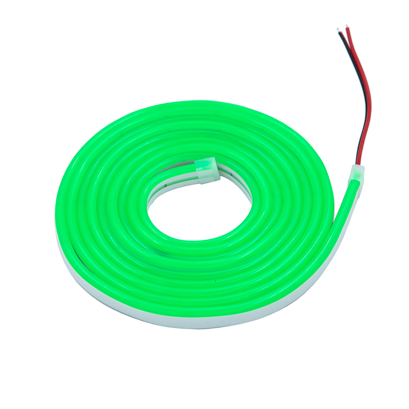0612 Fita LED Neon Verde Personalizável com Marcas de Corte