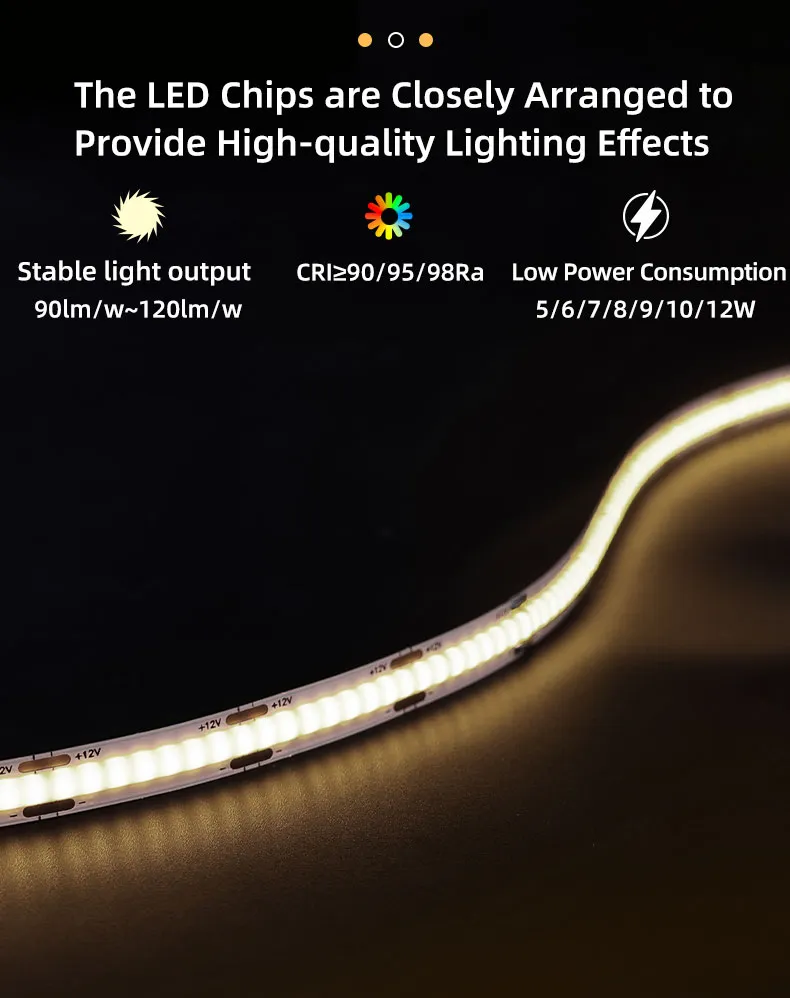 Iluminação de fundo para TV e espelhos