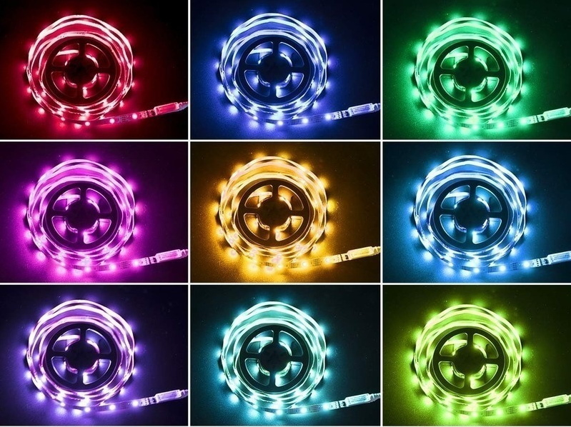 Bluetooth WiFi RGB DC5V 12V LED Flexível Decorativo 5m Kits Blister Fábrica Atacado Iluminação de Fita LED com Pacote Personalizado