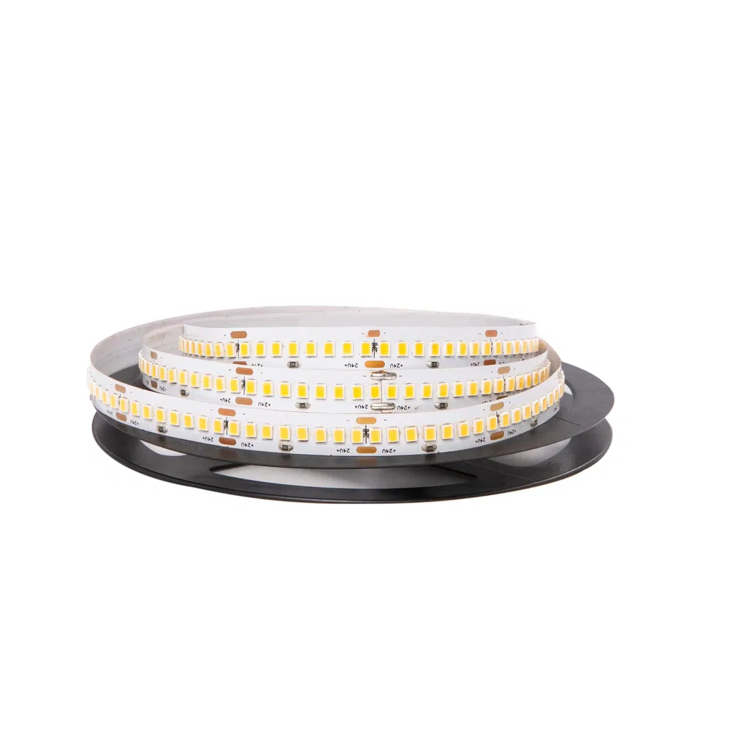 Sem Pontos SMD2835 240LED DC24V LED Strip Branco Quente à Prova d'Água para Exterior