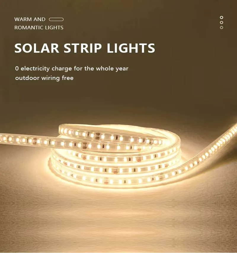 Fitas de Luz Solar para Exterior 1