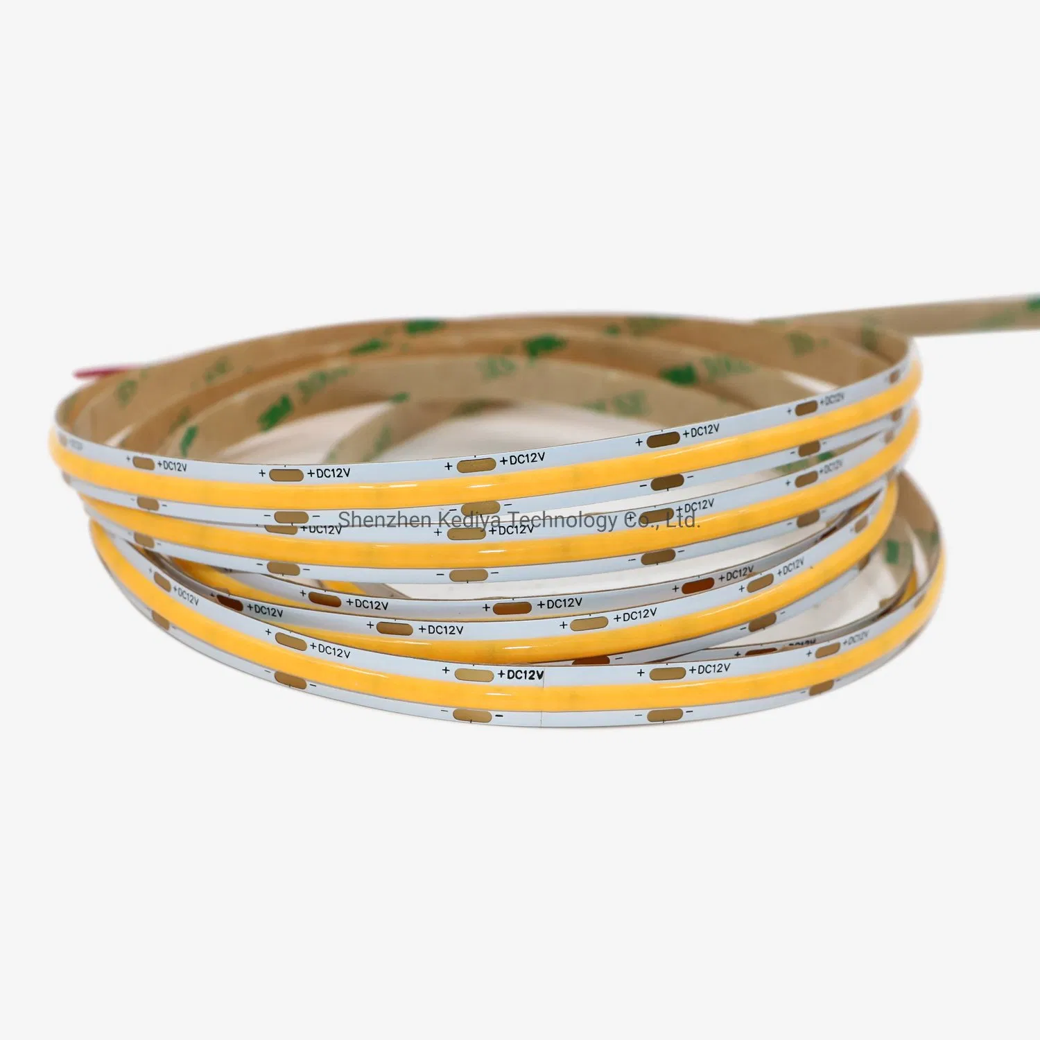 Fabricante de Fitas LED em Shenzhen Preço de Fábrica de Alta Qualidade 24V Fitas LED Ra90 320LEDs Fita LED COB Luzes de Rede RGB Fita LED COB Luz COB Fita LED COB