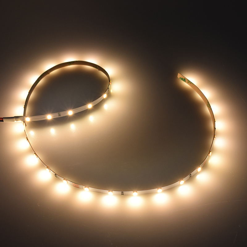 Placa de Circuito Dupla Face 4.8W/M DC 12V IP20 5m/Roll 2835 60LEDs/M Fita de LED Flexível Cortável à Prova d'Água Atacado Pode Ser Usada em Quartos, Salas de Estar, Etc