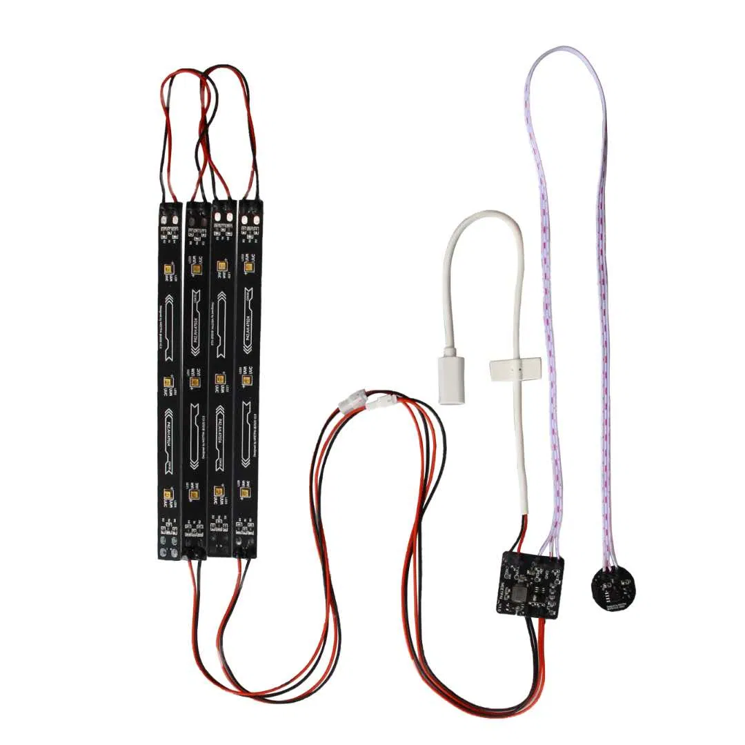 6PCS 3535 265nm 280nm 395nm UVC UVA 5V Bolsa de Esterilização USB Esterilizador Módulo de LED Faixa Germicida