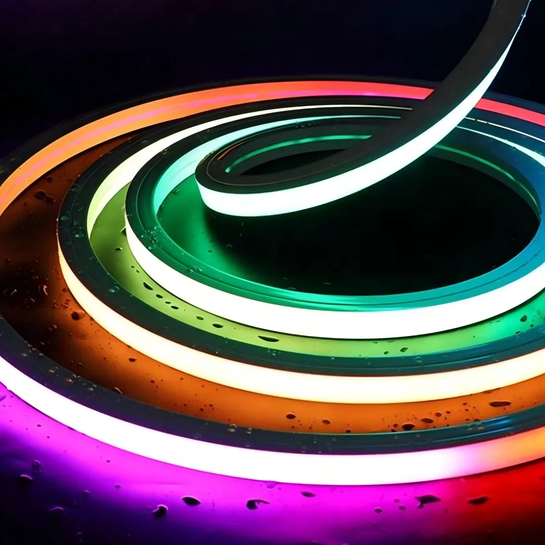 IP68 Fita Neon Flexível/RGB Cores Completas/Luz LED/Lâmpadas LED/Fita LED para Iluminação Decorativa Iluminação Externa e Luzes de Natal