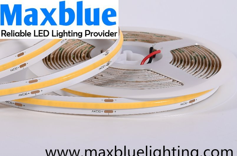 Fita LED COB de Alta Densidade 528chips 10W/15W para Iluminação de Armários