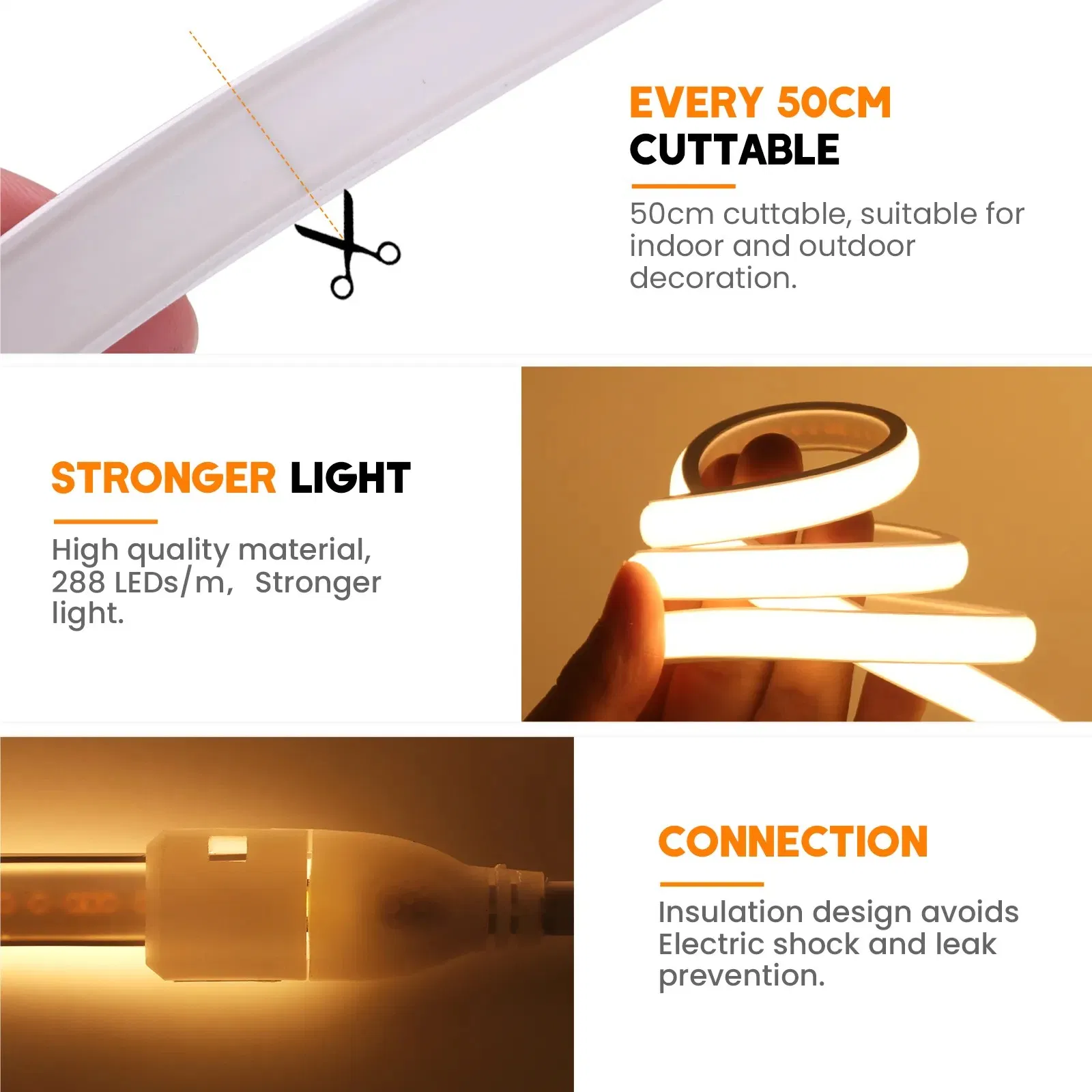 Fita de LED COB Detalhe 5