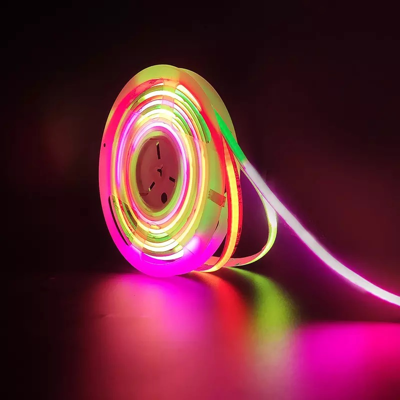 Fita de Luz LED COB Ultra Fina Personalizada Flexível Quente Branca Sem DOT 4mm Branca DC12V 24V À Prova D'Água IP65