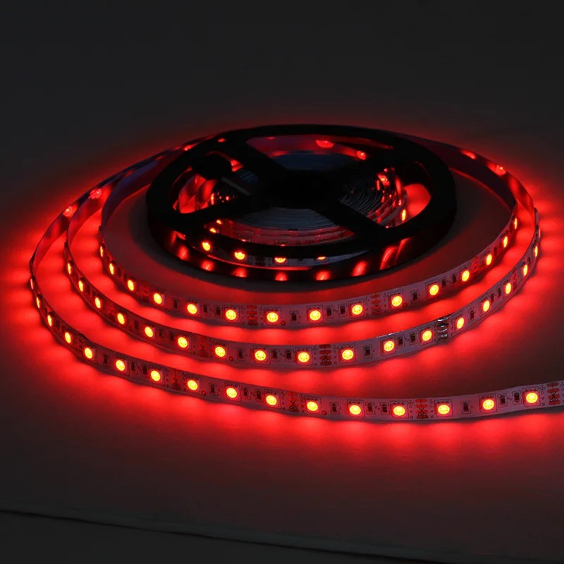 Fita LED 5050 RGB/Cores de Fantasia, Encapsulada à Prova d'Água, Kit de Controle Remoto WiFi, Mudança de Cor Inteligente, 12V-24V Fita de Luz Flexível para Decoração