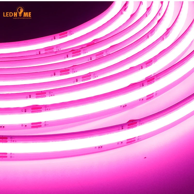2021 Preço Baixo Quente 24V 280 Fita LED RGB COB para Perfil de Alumínio