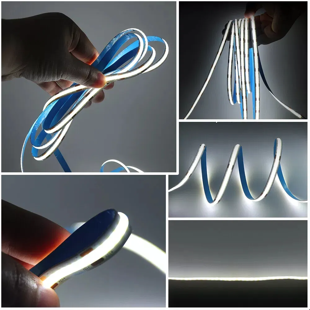 Iluminação de Decoração Interior Personalizável à Prova d'Água IP68 Fita de LED COB