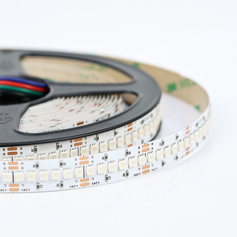 OEM e ODM SMD 3528 fita LED RGB 240LEDs 24V com mudança de cor e controle remoto, luz de fita LED, FCC CE ROHS