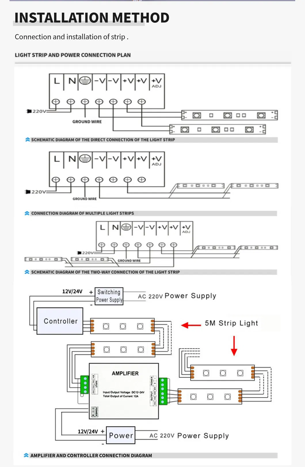 OEM ODM Mudança de Cor CCT SMD2835 Fita LED 240LEDs/M 2700~6500K 24V Fita LED DC