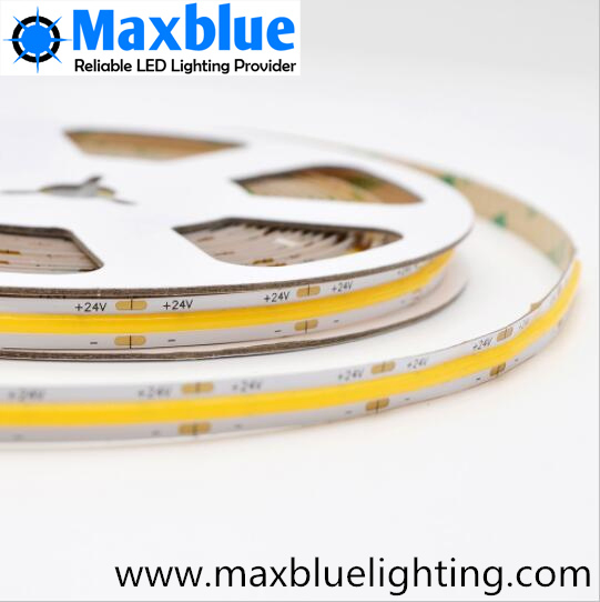 Fita LED COB de Alta Densidade 528chips 10W/15W para Iluminação de Armários