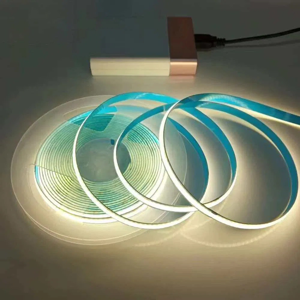 DC 24V/12V Luz de Cordão LED RGB de Alta Densidade e Alto CRI 60 LEDs/M Fita LED Mudança de Cor para Decoração Interna