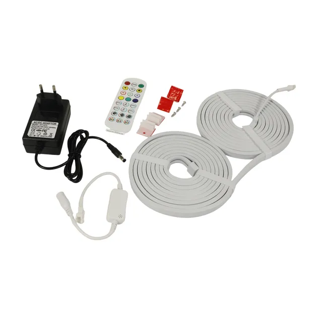 Fita de Luz Neon Rgbic LED - Solução de Iluminação Comercial para Exterior