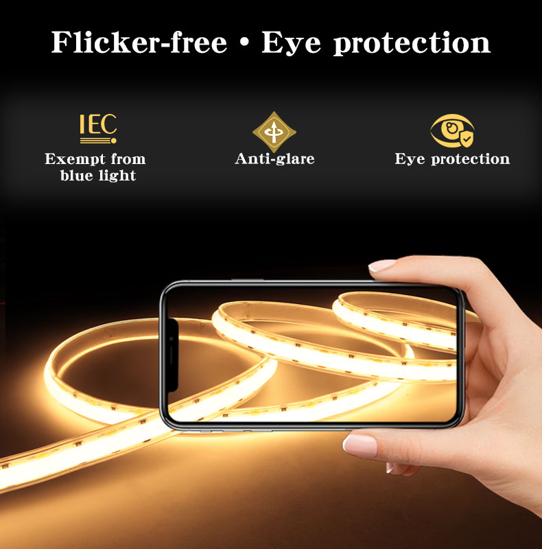 Silicone S0B Fitas de LED Flexíveis e Sem Manchas IP67 3000K 4000K 6000K Controle Remoto Dimerizável 24V Iluminação de Paisagens Externas