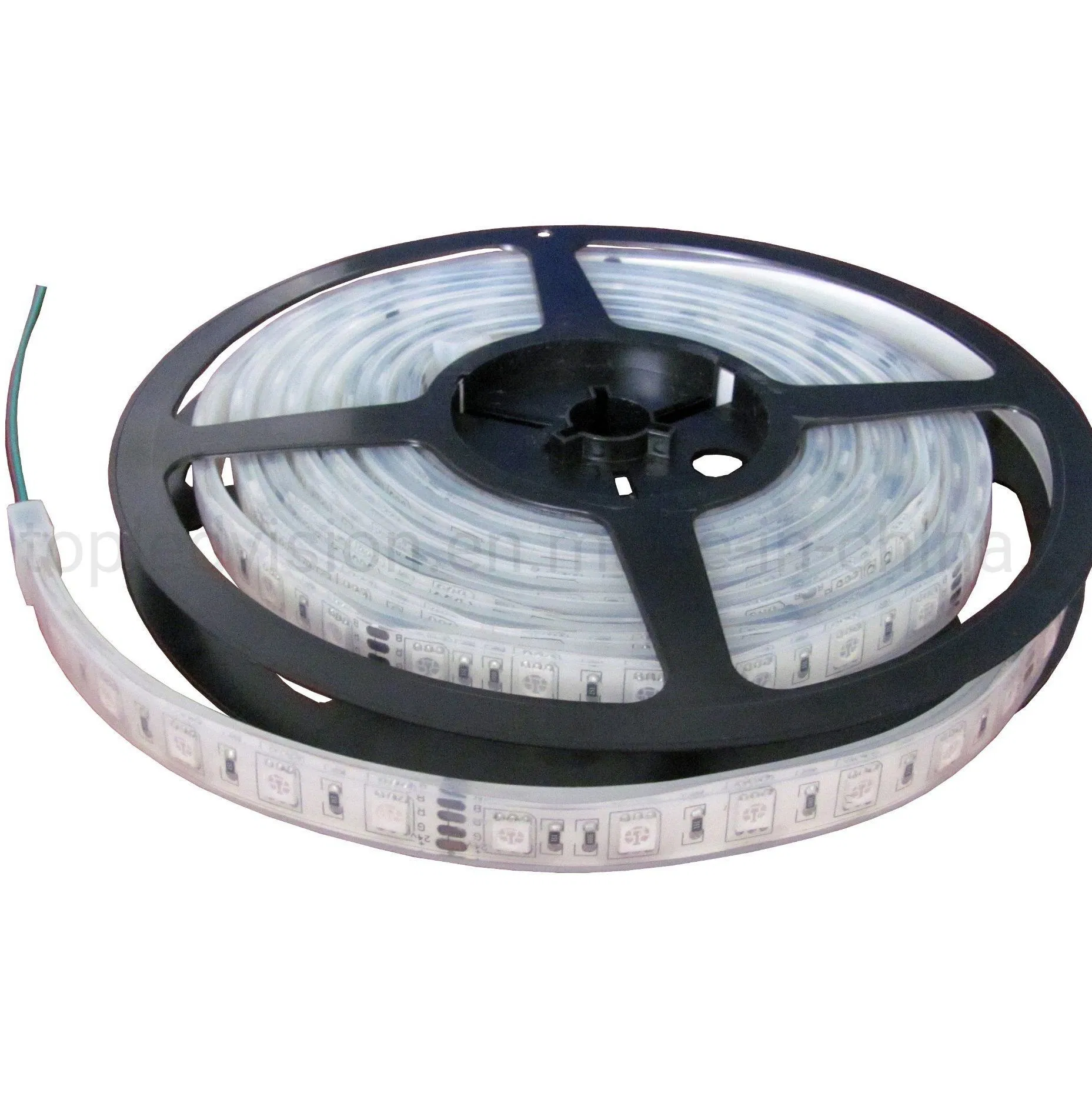 Fábrica SMD5050 Fita de LED RGB Flexível IP20 IP65 IP67 À Prova D'Água para Exterior com Controle Remoto