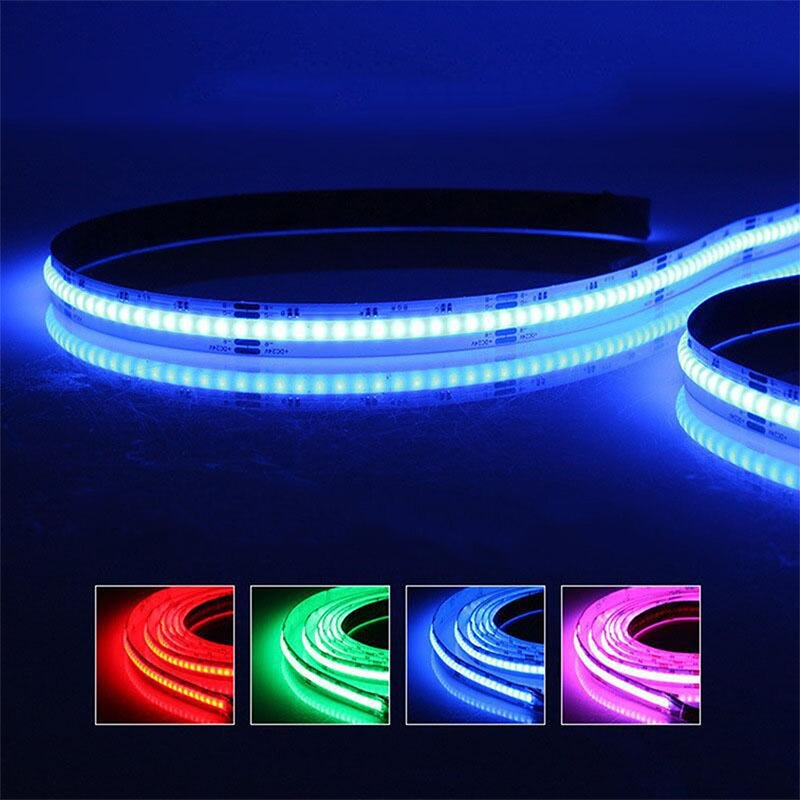 Sonho Comercial Totalmente Colorido RGBW DC12V 24V Mágico Digital Sem Ponto de Luz RGB IC Macio 768/M 756/M Inteligente Endereçável RGB COB Fitas LED