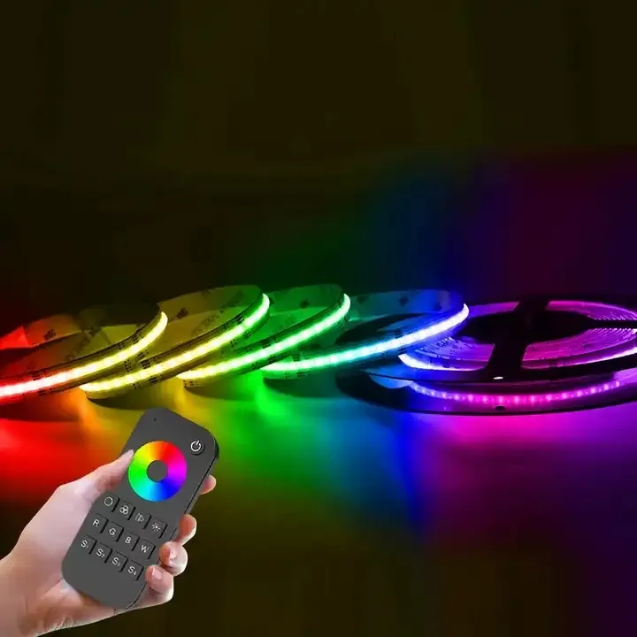 Fita LED COB endereçável flexível Rgbic Ws2811 Fcob DC12V/24V Iluminação de palco