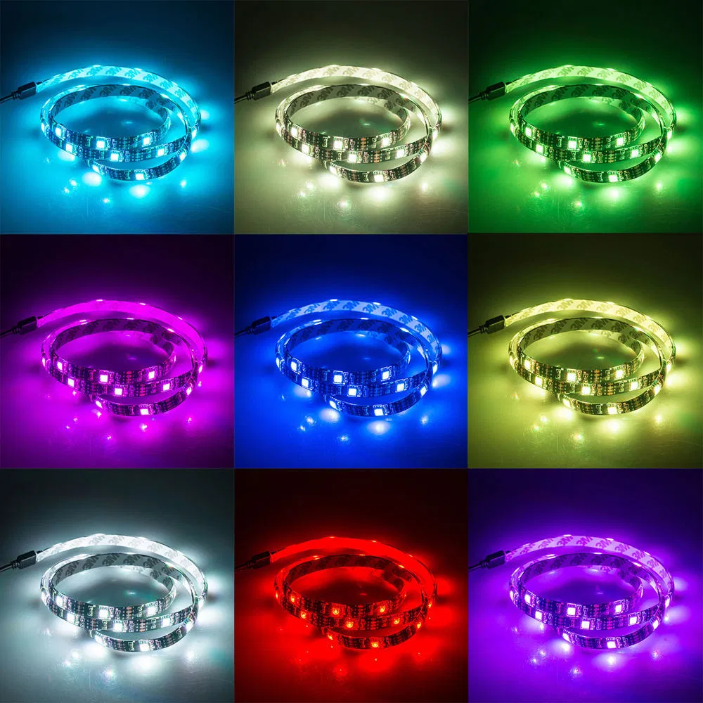 5V USB 5050 RGB 30d Fita de LED para Iluminação de Fundo de TV