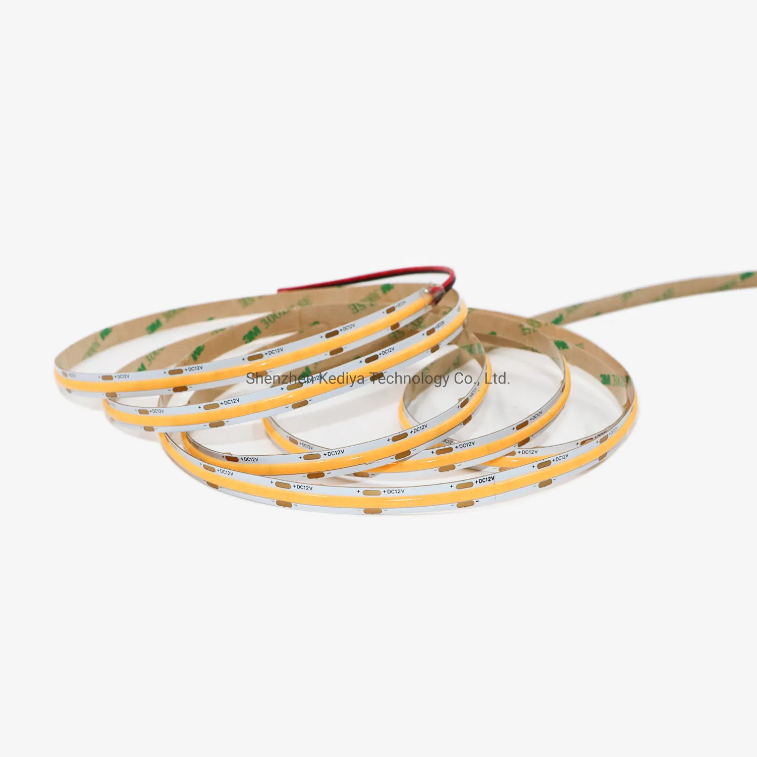 Fabricante de Fitas LED em Shenzhen Preço de Fábrica de Alta Qualidade 24V Fitas LED Ra90 320LEDs Fita LED COB Luzes de Rede RGB Fita LED COB Luz COB Fita LED COB