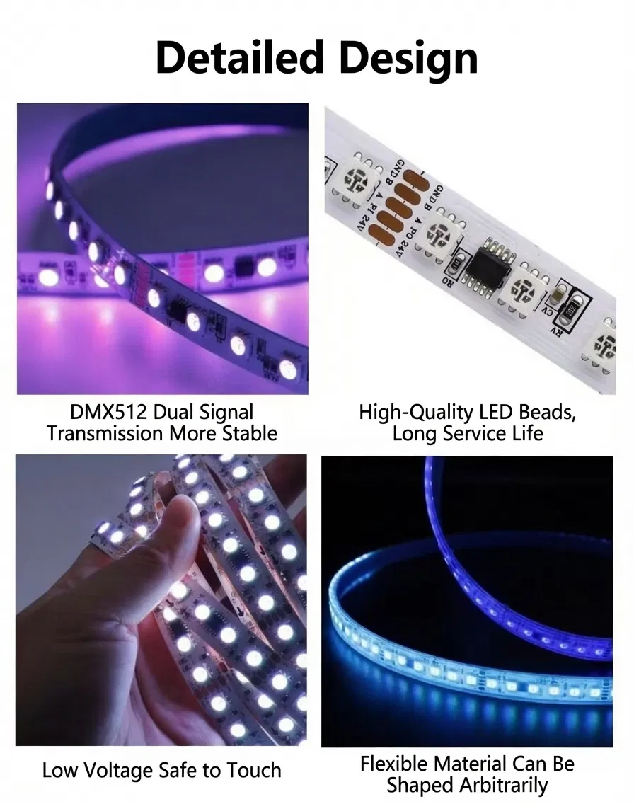 Detalhe Fita LED DMX512