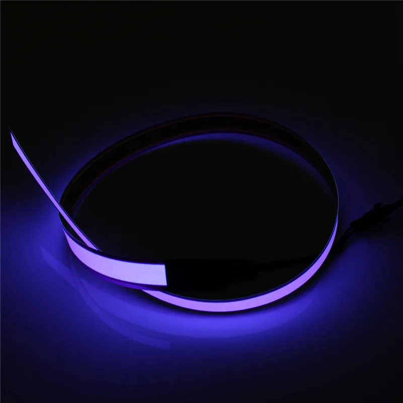 Fita de Luz Fria Decorativa Não Agressiva EL 1 Metros de Comprimento 3V Conjunto de Driver Fita de Luz LED