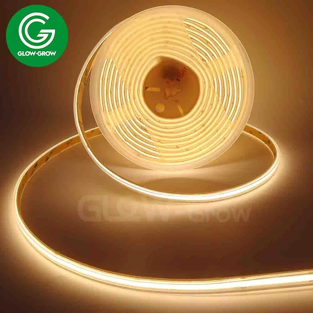 Fita de LED COB flexível vermelha à prova d'água de silicone IP67 para decoração comercial SMD2835