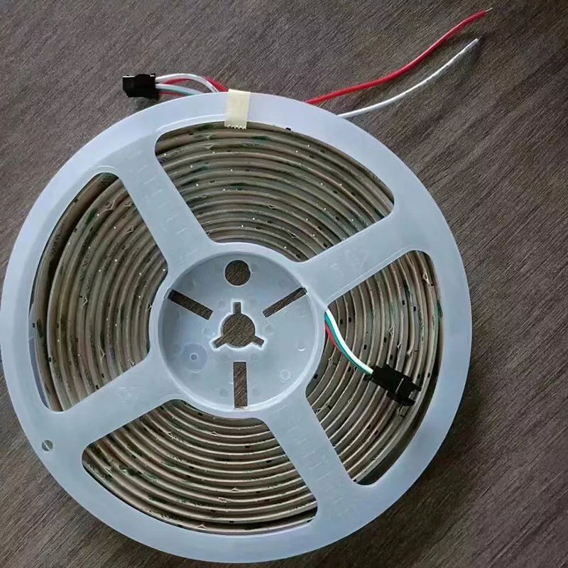 Fita de LED COB RGB inteligente Rgbic 576LEDs de alta densidade flexível
